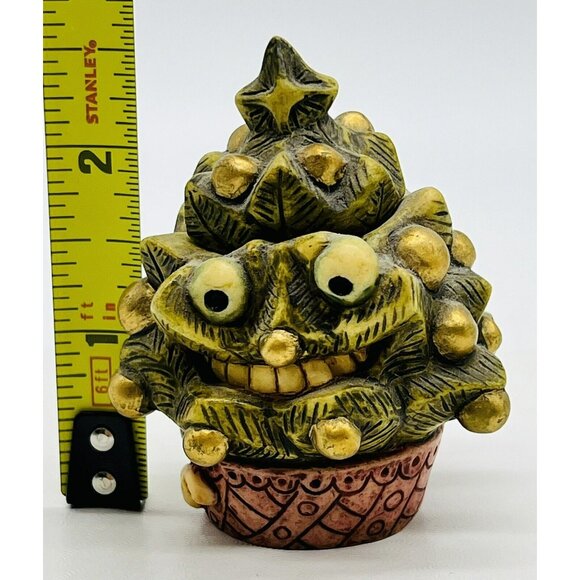 Harmony Ball Pot Bellys Green Gleamer Christmas Tree Seasonal Figurine 2002 - Picture 8 of 8